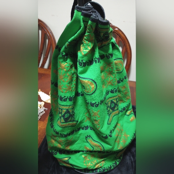 Source Unknown Handbags - African Cloth back pack bag